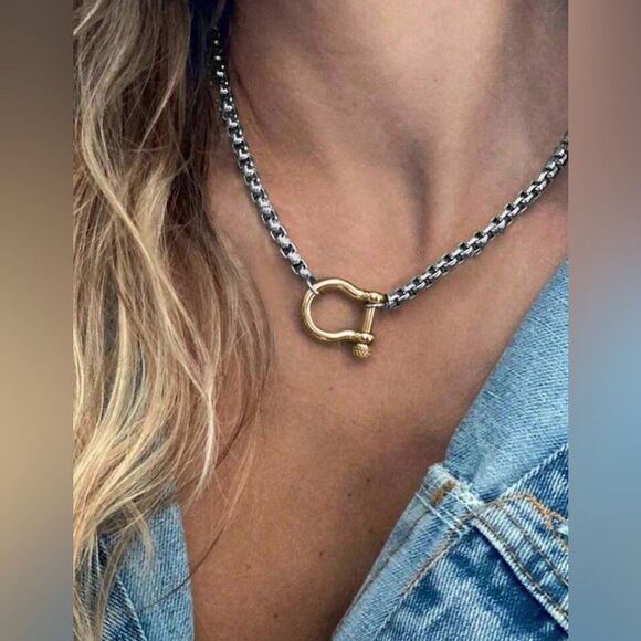 Link chain Necklace N1377 - Picture 1 of 4